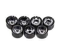 GUANGZHOU 10 Pcs 5/15/30/45/60/90/120 Degree Lens Reflector Collimator W/Holder For 1-5W Led Lens With Black Bracket