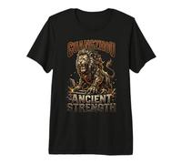 Guangzhou Ancient Strength Guardian Lion Foo Dog Premium T-Shirt