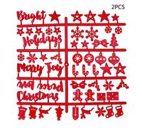 GUANGZHOU Christmas Felt Sign Board Plastic Letters For Felt Letters Board For Sign Board Message Board Christmas Letters Red