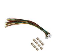GUANGZHOU Mini Micro 1.25Mm Jst T-1 4-Pin Connector With Wire X 10 Sets Cable Plug Green+Red+Black+Yellow