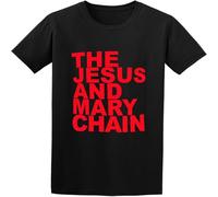 GUANJIE The Jesus and Mary Chain Colours Long Sleeves Cool Cute EU Size Prom T-Shirt Black XXL