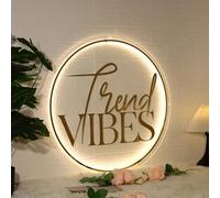 GUANKE Custom Logo Business Neon Sign, Personalized Backlit Illuminated Sign, Floating Illuminated Acrylic Sign, Acrylic Led Sign for Offices, Hair Studio, Bar, Salon, Retail Stores, Door, Wall