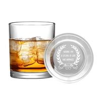 GUANKE Personalized Engraved Whiskey Tumbler for Birthday, Anniversary, Wedding - Gift for Lover, Husband, Friends - Rum Glass, Bar Tumbler Hand Finished in UK (For Mr Mrs)