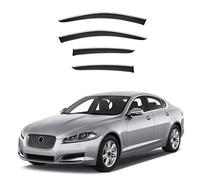 GuanLL Car Wind Deflectors for Jaguar XF MK1-X250 2008-2015,Sun Visors/Rain Shield/Wind Shield/Door Weather Wind Deflector