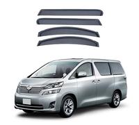 GuanLL Car Wind Deflectors for Vellfire MK2-AH20 2009-2014,Sun Visors/Rain Shield/Wind Shield/Door Weather Wind Deflector