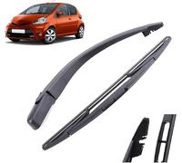 GuanLL Car Windshield Window for Peugeot 107 2005-2014 Windscreen Wiper Arm with Blade Complete Set Replacement Front Exact Fit Windscreen Wiper Blades