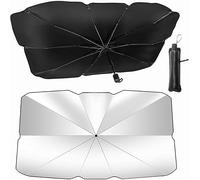 GuanLL For BMW Serie 2 F46 7 Places 2015-2022 Car windscreen sun visor, UV-protective and heat-insulating, foldable, with a rotating handle