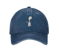 GUANRUN American Dad Roger Pull My Finger Vintage Baseball Cap Mens Mountain Baseball Hats Classic Washed Cotton Navy Blue