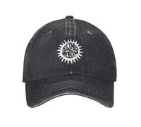 GUANRUN Blind Melon Vinyl Cd Cover Unisex Washed Denim Retro Trucker Caps
