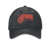 GUANRUN Uzumaki De Junji Ito Adjustable Washed Soft Cotton Unisex Mens Cap Black