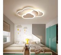 GUANSHAN 3D Ceiling Light Led Creative Stereoscopic Clouds Ceiling Lamp Lighting for Boys Girls Bedroom Kindergarten, Warm White Light, 32W