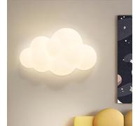 GUANSHAN 3D Cloud LED Children's Room Wall Lamp Bedside Lamp Night Light Wall Lighting Decorative Background Wall Lamp for Bedroom, Living Room, Stairs,18W, 3 Lighting