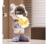 GUANSHAN Astronaut Small Night Light Childlike Style Desktop Lamp Creative Bedside Lamp Home Decor Atmosphere Gift Lamp for Bedroom,Children's Room