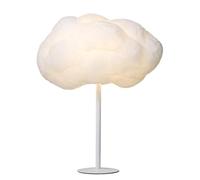 GUANSHAN Cloud Art Shaped Table Lamp Childlike Style Table Light Desk Lamp Purely White Night Light Decorative Bedside Lamp for Bedroom,Children's Room