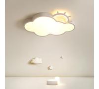 GUANSHAN Creative LED Cloud Ceiling Light with The Sun Cartoon Cloud Children's Room Chandelier Warm Ceiling Lamp Ceiling Light Ceiling Lighting Fixture for Boys and Girls Bedroom