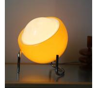 GUANSHAN Creative Vintage Glass Table Lamp Bauhaus Glass Table Light Bedside Table Lighting Decorative Table Light Atmosphere Night Light for Bedroom, Living Room