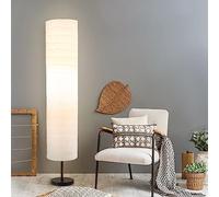 GUANSHAN Rice Paper Floor Lamp Japanese Style Minimalist Decorative Floor Light Foldable Paper Floor Lighting Atmosphere Lamp Bedroom Bedside Floor Lampshade for Living Room