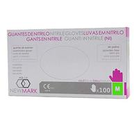 Guante Nitrilo New Mark Azul M 10 x 100 Personal care & health