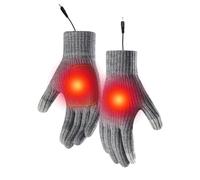 Guantes Calefactables Eléctricos - Manoplas Táctiles USB Recargables | 3 Niveles De Calor 21 Cm Guantes De Trabajo Para Esquí, Camping, Moto, Ciclismo, Invierno, Hombres Y Mujeres