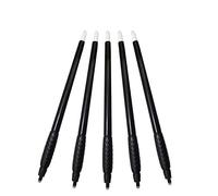 Guapa 5pcs Microblading 18 U-shape Nano Pen 0.15mm Disposable Manual Eyebrow Tattoo Needles for Permanent Makeup Eyebrow Tattoo Black (18U-0.18mm 5pcs)
