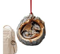 Guaqija Animal Wall Decorations | 2D Acrylic Christmas Animals Ornaments,Festive Cute Portable Decorations for Holiday Home Wall Tree Bags Mobile Phones Family Colleagues