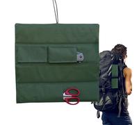 Guaqija Folding Seat Pad - Portable Lightweight Canvas Pad - Hiking | Lightweight Canvas for Camping Fishing Picnic Beach Park Garden Concert Sports Events Festival Backpacking Travel Outdoor