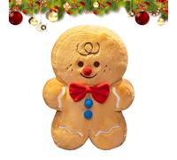 Guaqija Gingerbread Plush Toy,17Inch Christmas Cushion | Christmas Plush Stuffed Animal Doll - for Family Friends Kids Party Home Festive Holiday Bedroom Living Room Sofa Chair