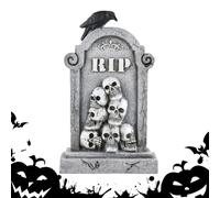 Guaqija Halloween Gravestones | Halloween Decorations Outdoor Tombstones | Scary Gravestones Headstones Props for Crafts Signs Exterior Ground Garden Yard Lawn Party Cemetery Outside