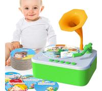 Guaqija Kids Gramophone Toy | Kids Phonograph Toddler Record Player,Learning Educational Storytelling Music Box for 3+ Years Old Children Son Girls Boys Daughter