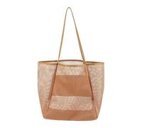 Guaqija Mesh Beach Tote | Ergonomic Foldable with Inner Pocket Large Capacity | Summer Shoulder Bags | for Women Gym Swimming Beach Travel Vacation Dating