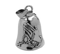 Guar-dian Bell, Versatile Vintage Alloy, 1 Piece, Religious Good Luck Bell, Punk Necklace Pendant, Retro Biker Style, For Men Boyfriend Riders Touring Cruising Adventure Urban-Commuting
