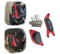 Guard Case Motorcycle CNC POM Frame Slider Pad Engine Stator Case Saver Protector For SUZUKI GSR 750 2012 2013 2014 2015 2016(Black- Silver)