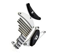 Guard Case Motorcycle CNC POM Frame Slider Pad Engine Stator Case Saver Protector For Suzuki GSXR 750 2006-2009 2010 2011 2012(Black- Silver)