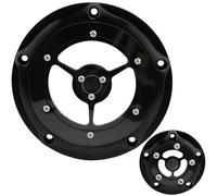 Guard Case Motorcycles Engine Cover For Harley For Electra Glide Classic FLHTC 1996-2000 2001 2002 2003 2004 2005 2006 2007 2008 2009 2010 2011 2012 2013(Black- Silver)