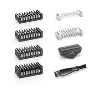 Guard Combs Kit 6PC with 0/3mm Body Comb, 1/2/3/5mm Bi-Directional Guide for O Blade QP2724 QP2834 QP2520/30 QP2620/30 and Pro Series, Electric Shaver Attachments Oblade Accessories