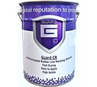 Guard CR - Chlorinated Rubber Line Marking and Swimming Pool Paint Fish Pond - 5 Litres Multiple Colours (White)