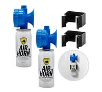 Guard Dog Security Air Horn for Boating, Sporting events & Outdoor alarm - Very Loud Canned Boat Accessories - 120 dB can be heard 1 mile away - 1.4oz Can (1.4 oz With horn) - 2 Pack