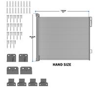 Dreambaby® Retractable & Relocatable Mesh Safety Gate