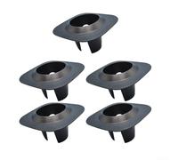 Guard for Lawn Sprinkler Heads Designed to Withstand Heavy Use and Harsh Weather without Compromising Landscape Aesthetics (5pcs black)