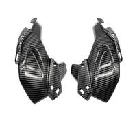 Guard Frame Radiator Motorcycle Carbon Fiber Front Side Nose Cover Headlight Panel Fairing Injection Fit For Kawasaki Z 900 2017-2019 ABS(Carbon Look-1 Set)