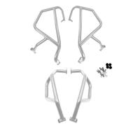 Guard Higway Crash Bar Fit For CFMOTO 450MT 450 MT 450mt MT450 MT 2024 Motorcycle Engine Guard Highway Crash Bar Frame Protection Bumper Accessories(Full Set(Silver))