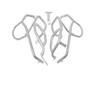 Guard Higway Crash Bar For BMW For F850GS For F750GS 2017-2023 Motorcycle Engine Guard Fairing Frame Protector Upper Lower Crash Tank Bar Bumper(A SET Silver)