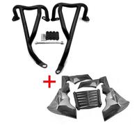 Guard Higway Crash Bar For Rebel CMX300 CMX500 2017-2023 2024 Lower Shroud Side Cover Fairing Motorcycle Engine Guards Protective Frames Bumpers(Carbon-Black CMX500)