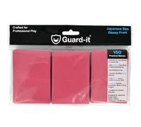 Guard-it - 150 Pink Small Japanese Size Trading Card Sleeves - Premium Deck Protectors for Yu-Gi-Oh, Cardfight!! Vanguard & Photocards