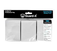 Guard-it - 150 White Small Japanese Size Trading Card Sleeves - Premium Deck Protectors for Yu-Gi-Oh, Cardfight!! Vanguard & Photocards