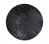 GUARD SHIELD Round Tarp Waterproof Heavy Duty Black 12 Feet Cover Outdoor Inflatable Pool Ground Cloth Tarps for Under Pool