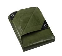 GUARD SHIELD Tarpaulin, Waterproof, 5m x 6m, Green, Polyester, 120g/m², Protective, All-purpose