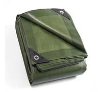 GUARD SHIELD Tarpaulin with Eyelets, Waterproof, 2 m x 2 m, Green Tarpaulin, Fabric Tarpaulin, 160 g/m², Protective Tarpaulin, All-purpose Tarpaulin, Tear