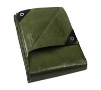 GUARD SHIELD Tarpaulin with Eyelets Waterproof 3m x 4m Green Tarp Multifunctional Polyester 120 g/m² Fabric Tarpaulin All-Purpose UV Stabilised