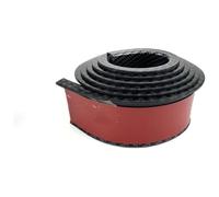 Guard Wheel Arch Trim Extender Black Carbonfiber Fender Flare Car Eyebrow Rubber Protector Strip Flares Eyebrow Protector(3.8cm Carbon Fiber)